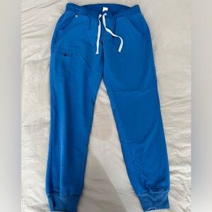 Figs Royal Blue Jogger Scrub Pants